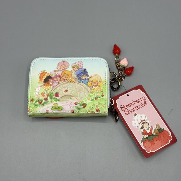 Strawberry Shortcake Hot Balloon Mini Zipper Wallet New - Picture 2 of 4